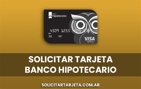 banco hipotecario home banking tarjetas